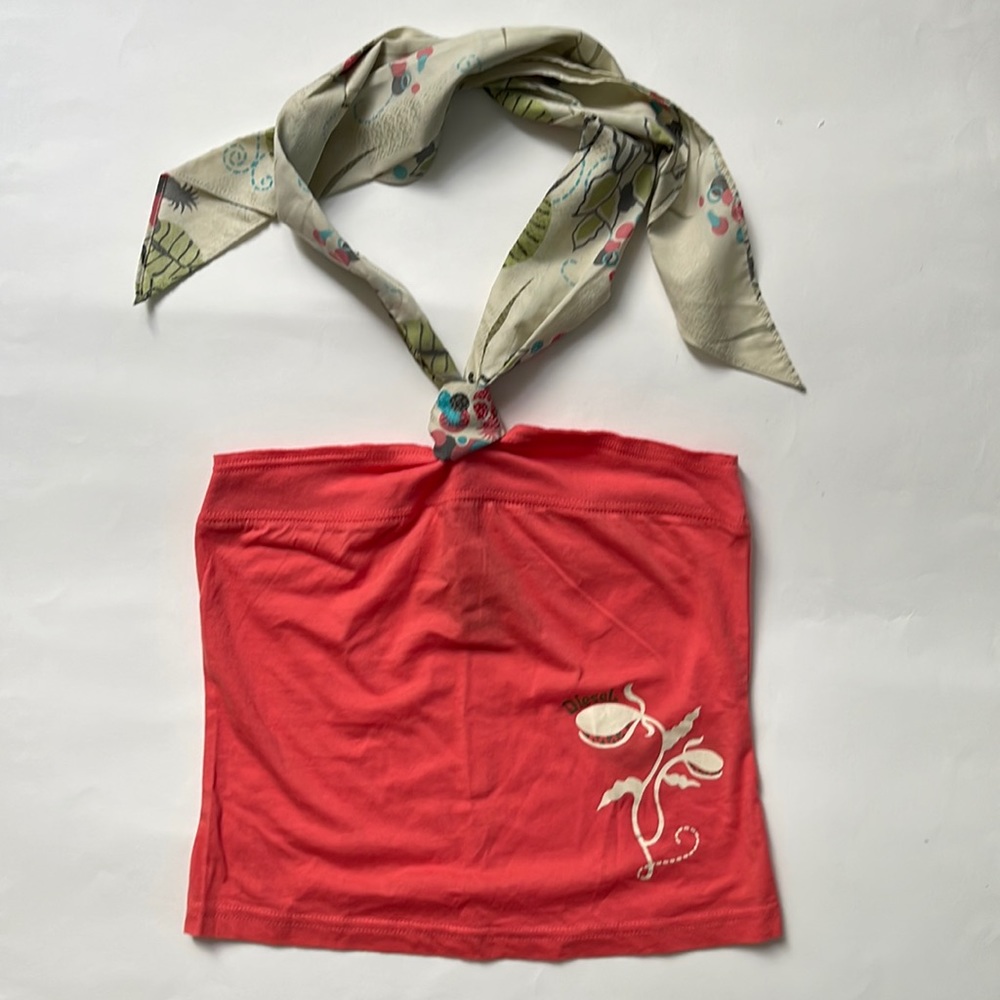 Diesel halter neck top S NWOT